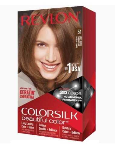Colorsilk Beautiful Color Permanent Hair Color 51 Light Brown