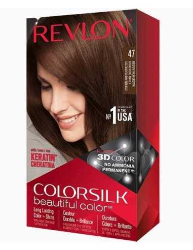 Colorsilk Beautiful Color Permanent Hair Color 47 Medium Rich Brown