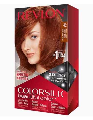 Colorsilk Beautiful Color Permanent Hair Color 42 Medium Auburn