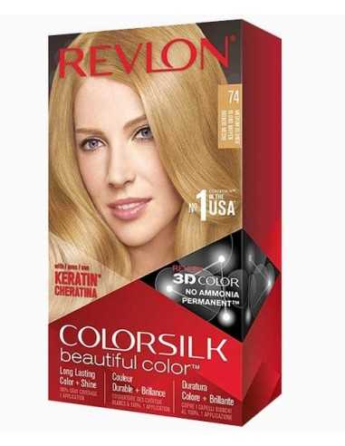 Colorsilk Beautiful Color Permanent Hair Color 74 Medium Blonde