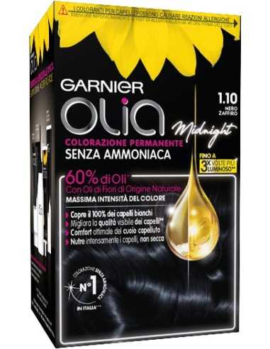 Garnier Olia Permanent Hair Color 1.10 Black Sapphire Garnier Olia Permanent Hair Color 1.10 Black Sapphire