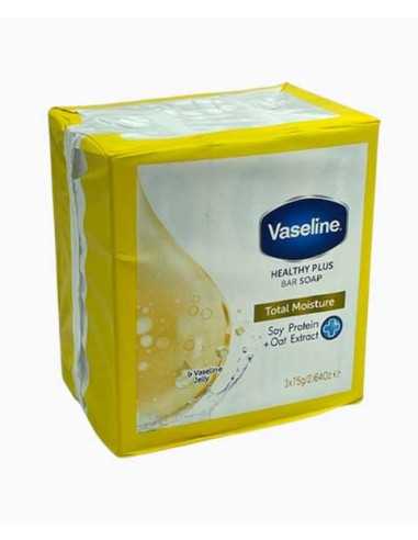 Vaseline Total Moisture Soy Protein Healthy Plus Bar Soap