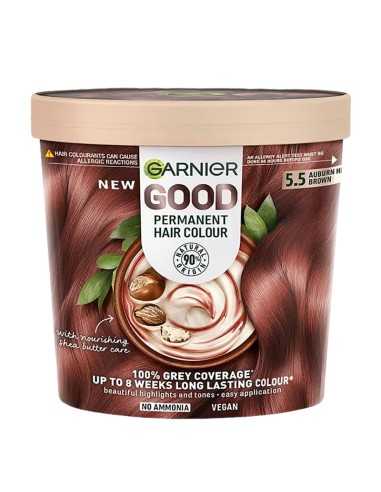 Garnier Good Permanent Hair Colour 5.5 Auburn Hibiscus Brown