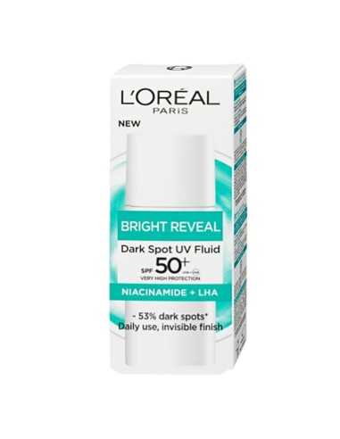 Loreal Bright Reveal 50 Plus Dark Spot UV Fluid