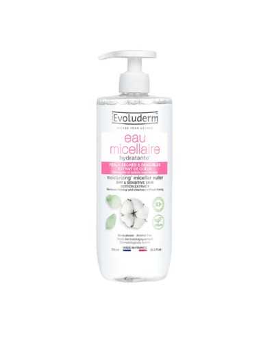 Evoluderm Sensitive Skin Micellar Cotton Extract Cleansing Water Evoluderm Sensitive Skin Micellar Cotton Extract Cleansing Water