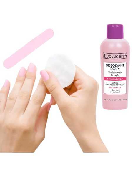 Evoluderm Gentle Nail Polish Remover With Castor Oil