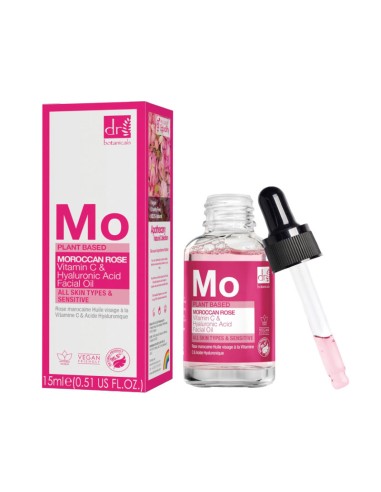 Moroccan Rose Facial Oil with Hyaluronic Acid & Vitamin C Moroccan Rose Facial Oil with Hyaluronic Acid & Vitamin C