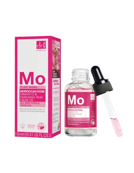 Moroccan Rose Facial Oil with Hyaluronic Acid & Vitamin C Moroccan Rose Facial Oil with Hyaluronic Acid & Vitamin C