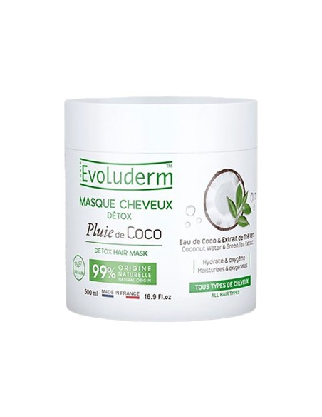 Evoluderm Detox Coco Green Tea Hair Mask Evoluderm Detox Coco Green Tea Hair Mask