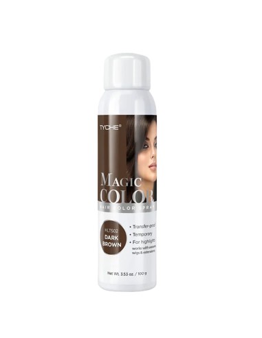 NICKA K NEWYORK Tyche Magic Color Hair Color Spray Dark Brown