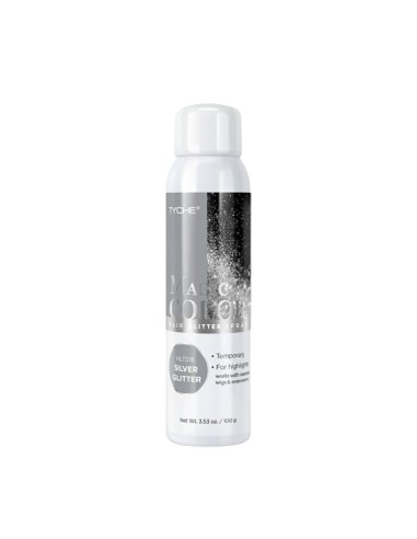 NICKA K NEWYORK Tyche Magic Color Hair Glitter Spray Silver Glitter