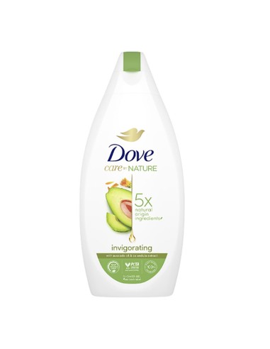 Dove Care By Nature Invigorating Shower Gel With Avocado