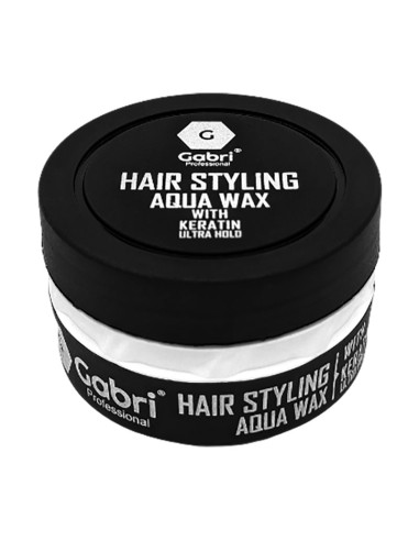 Gabri Professional Keratin Ultra Hold Hair Styling Aqua Wax