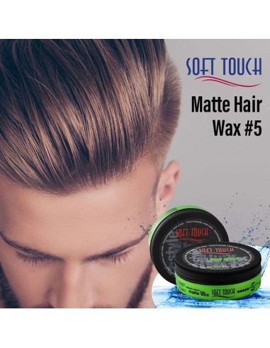 Soft Touch Natural Control Matte 5 Hair Wax Soft Touch Natural Control Matte 5 Hair Wax