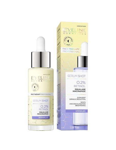 Eveline Serum Shot 0.2% retinol treatment for face, neck and neckline Eveline Serum Shot 0.2% retinol treatment for face, neck and neckline