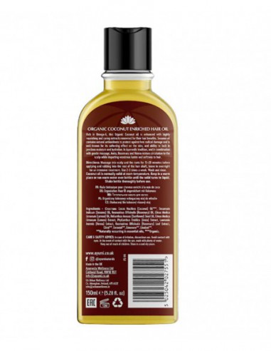Ayumi Naturals Organic Coconut Hair Oil