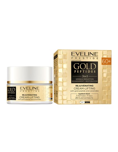 Eveline Gold Peptides 3 In 1 Rejuvenating Cream Lifting 60 Plus
