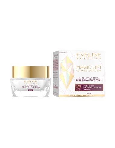 Eveline Prestige Magic Lift Multi Lifting Night Cream Reshaping Face Oval