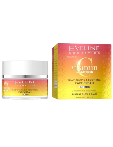 Eveline Vitamin C 3X Action Illuminating Soothing Face Cream