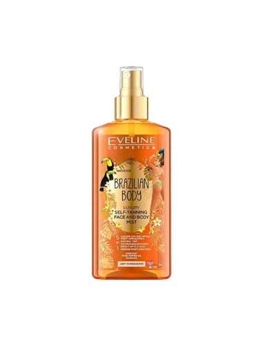 Eveline Brazilian Body Luxury Self Tanning Face And Body Mist