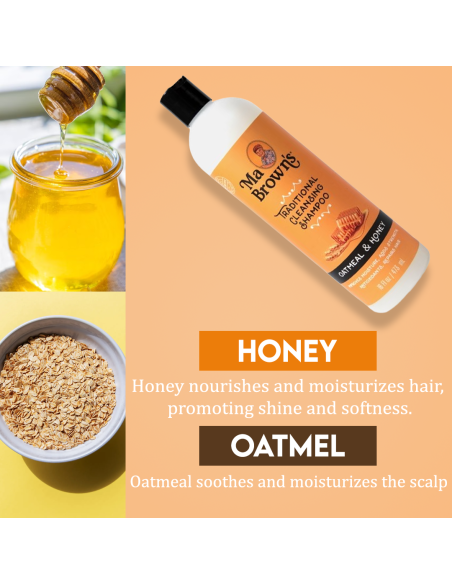 Traditional Cleansing Shampoo With Oatmeal And Honey Traditional Cleansing Shampoo With Oatmeal And Honey