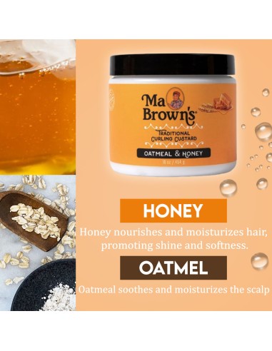 Traditional Curling Custard With Oatmeal And Honey Traditional Curling Custard With Oatmeal And Honey