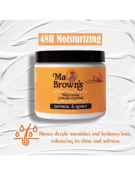 Traditional Curling Custard With Oatmeal And Honey Traditional Curling Custard With Oatmeal And Honey