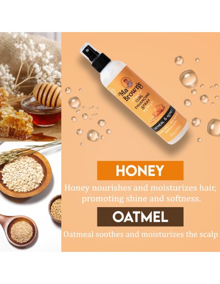 Curl Enhancing Spray With Oatmeal And Honey Curl Enhancing Spray With Oatmeal And Honey