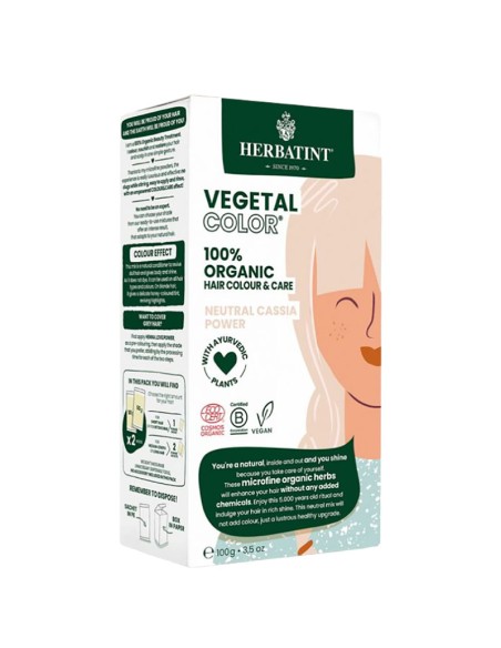 Herbatint Vegetal Organic Hair Color Neutral Cassia Power Herbatint Vegetal Organic Hair Color Neutral Cassia Power