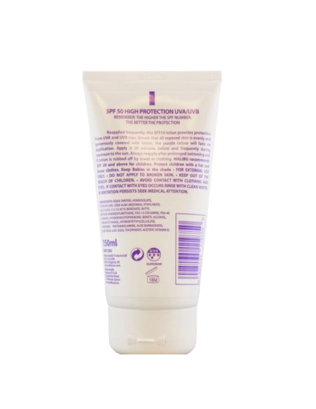 Malibu Kids High Protection Water Resistant Lotion SPF50 Malibu Kids High Protection Water Resistant Lotion SPF50