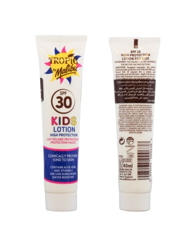 Malibu Tropic Kids High Protection Lotion SPF30 Malibu Tropic Kids High Protection Lotion SPF30