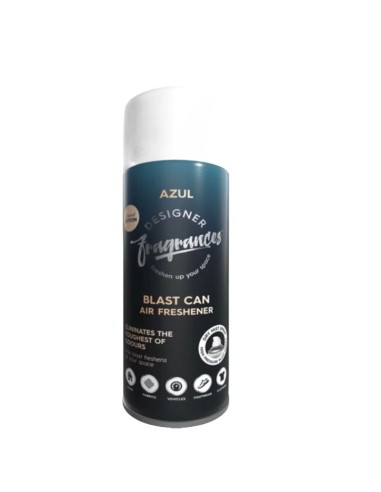 Designer Fragrances Blast Can Air Freshener & Sanitiser Azul Designer Fragrances Blast Can Air Freshener & Sanitiser Azul