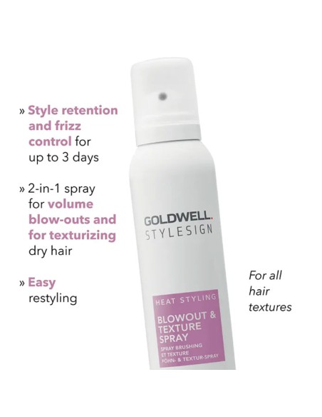 Goldwell Style Sign Heat Styling Blowout And Texture Spray Goldwell Style Sign Heat Styling Blowout And Texture Spray