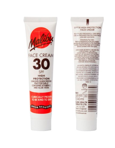 Malibu Face Cream SPF30 Malibu Face Cream SPF30