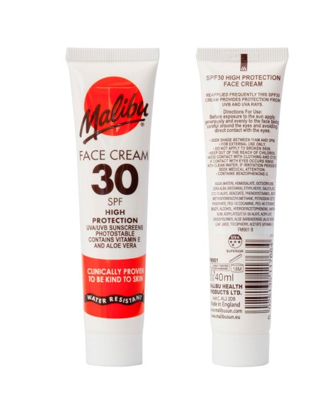 Malibu Face Cream SPF30 Malibu Face Cream SPF30