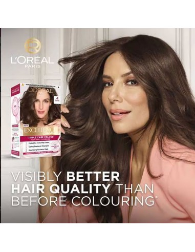 Loreal Excellence Creme Advanced Triple Care Creme Colour 4
