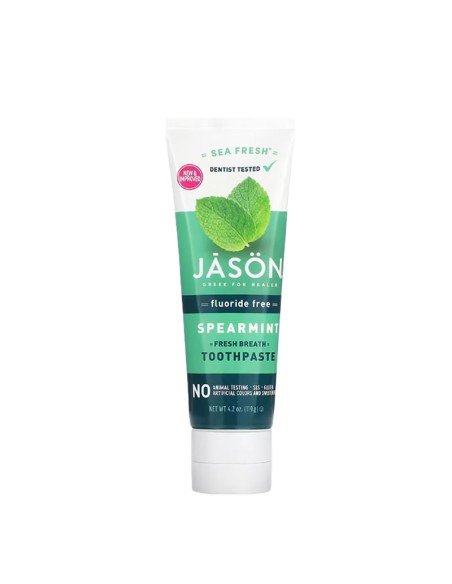 Jason Sea Fresh Fluoride Free Spearmint Toothpaste Jason Sea Fresh Fluoride Free Spearmint Toothpaste