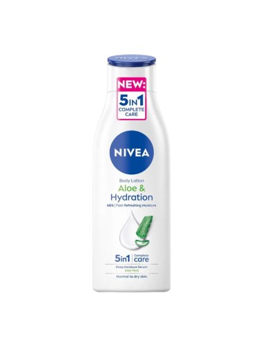 Nivea Aloe And Hydration 5 In 1 Care Body Lotion