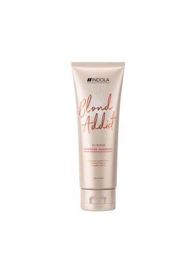 Indola Blond Addict Pinkrose Shampoo Wash