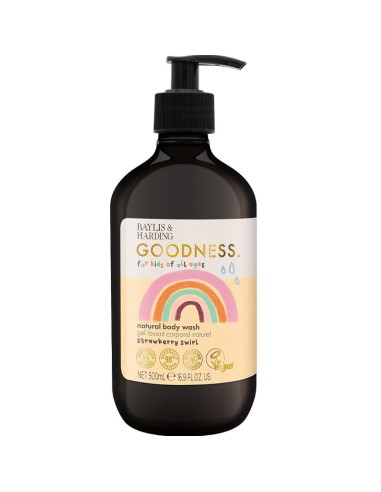 Goodness Kids Strawberry Swirl Natural Body Wash