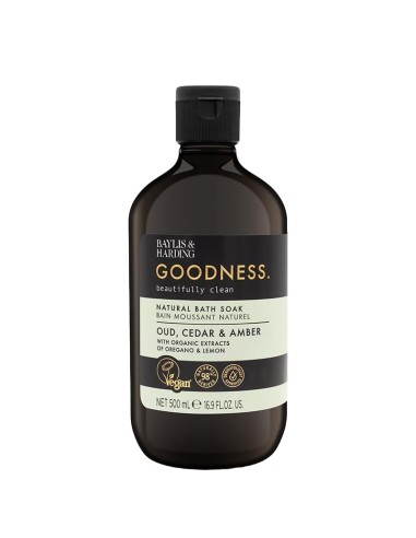 Goodness Oud Cedar & Amber Natural Bath Soak