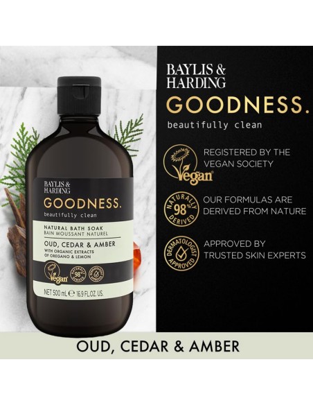 Goodness Oud Cedar & Amber Natural Bath Soak Goodness Oud Cedar & Amber Natural Bath Soak