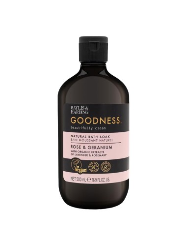 Goodness Rose & Geranium Natural Bath Soak