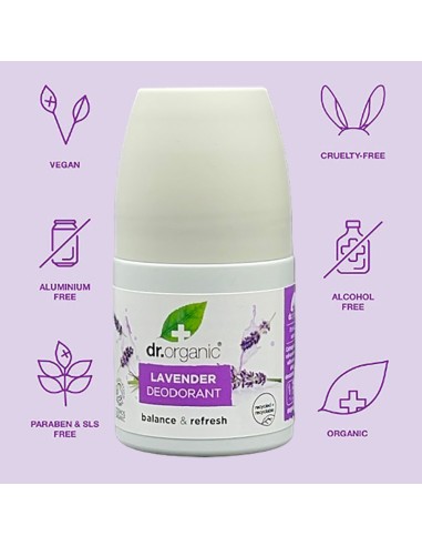 Bioactive Skincare Organic Lavender Deodorant Roll On