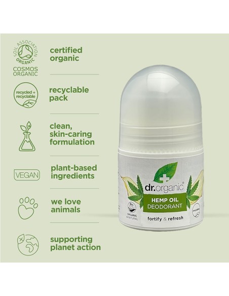 Bioactive Skincare Hemp Oil Deodorant Roll On