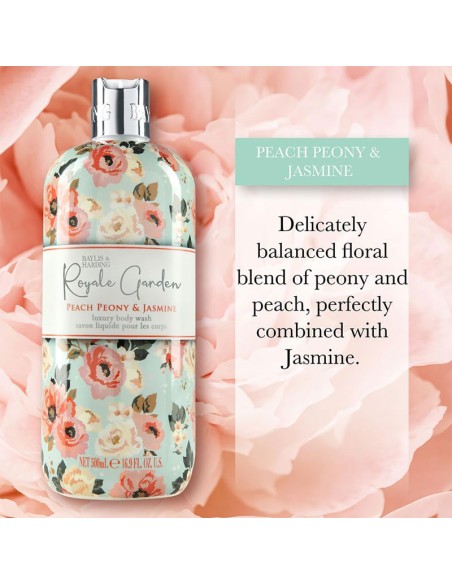 Royale Garden Peach Peony & Jasmine Luxury Body Wash Royale Garden Peach Peony & Jasmine Luxury Body Wash