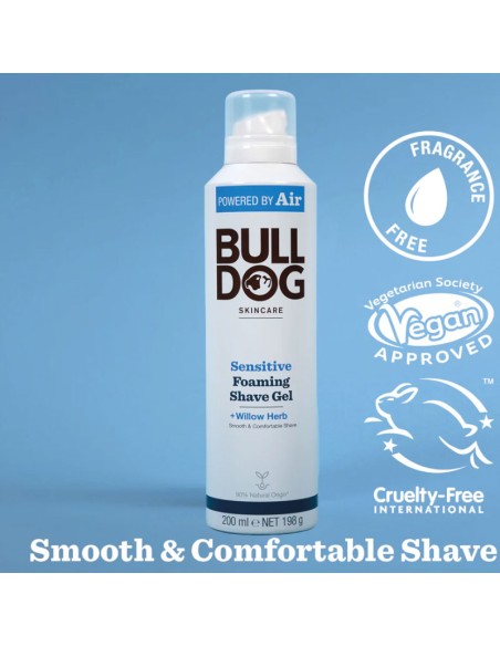 Bulldog Sensitive Foaming Shave Gel