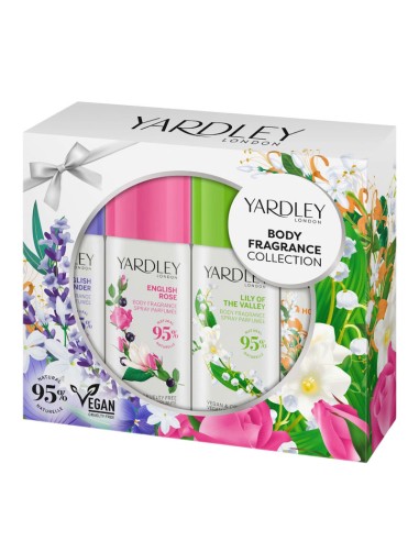 Yardley Classic Floral Body Fragrance Collection Gift Set