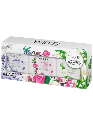 Yardley Floral Fragrance Mini Body Powder Collection Gift Set