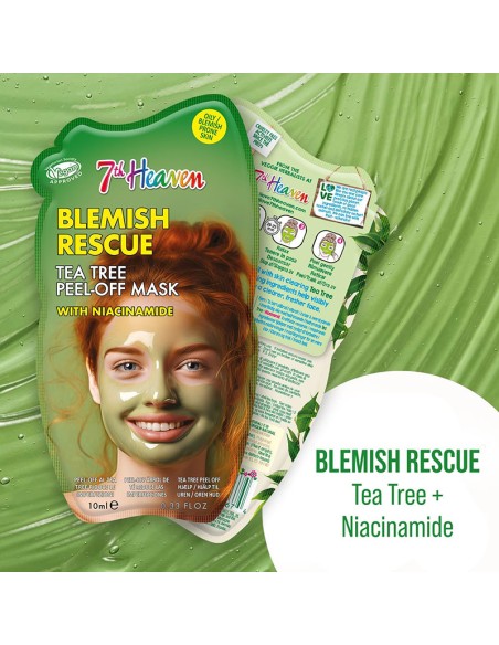 7Th Heaven Blemish Rescue Tea Tree Peel Off Mask